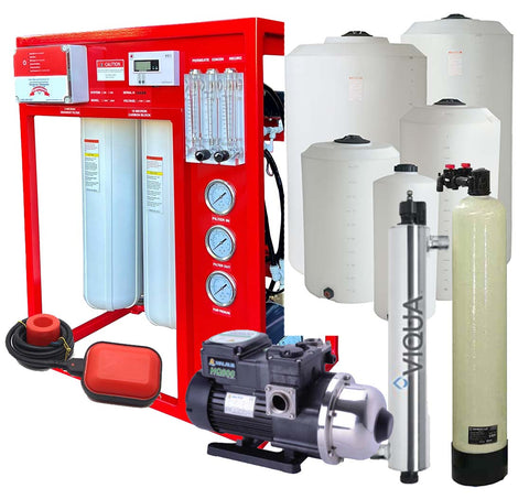 500 GPD Whole House Reverse Osmosis Water System
