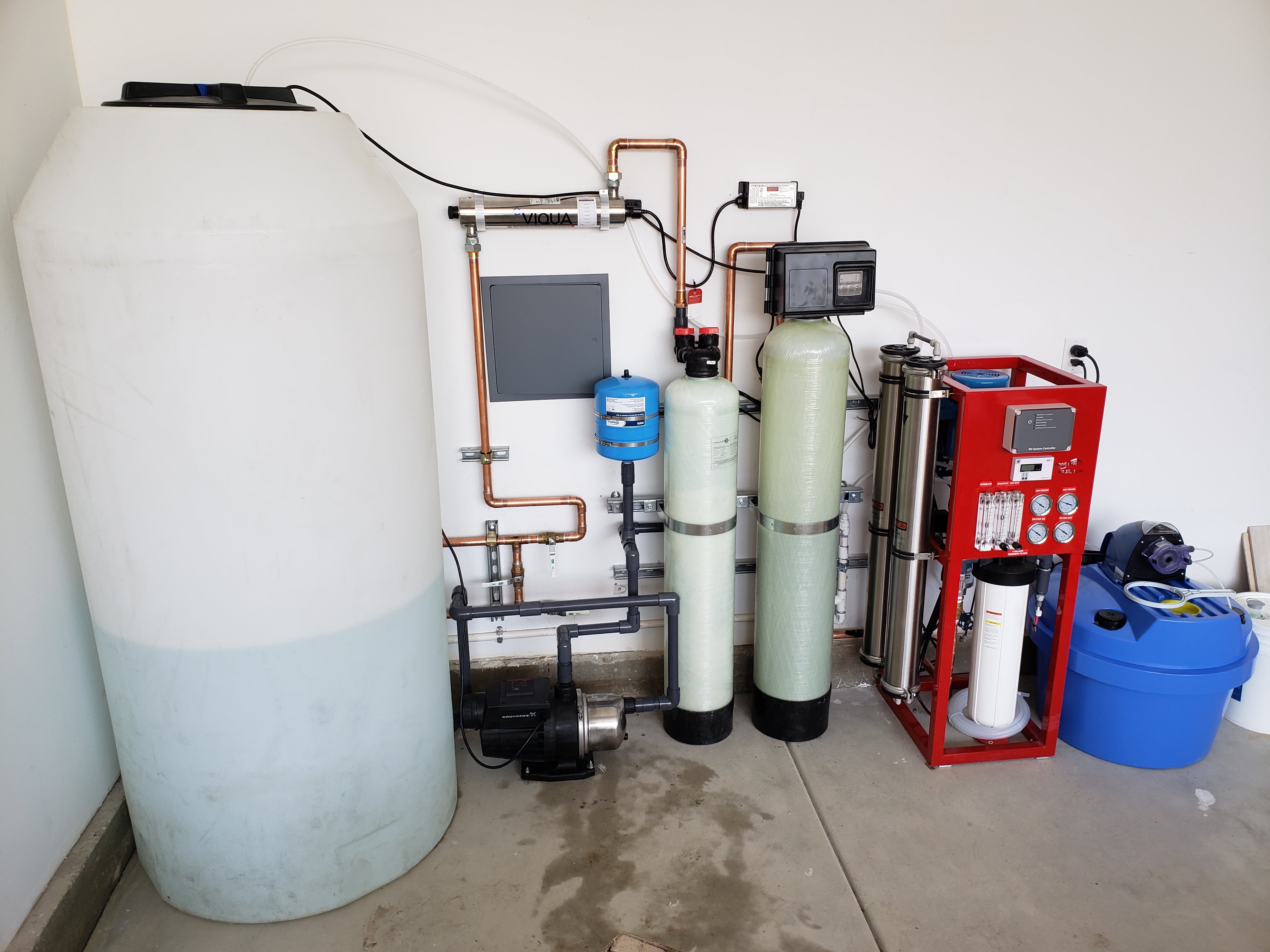 6000 GPD Whole House Reverse Osmosis Water System with Tank and Post Treatment - Reverse Osmosis Superstore