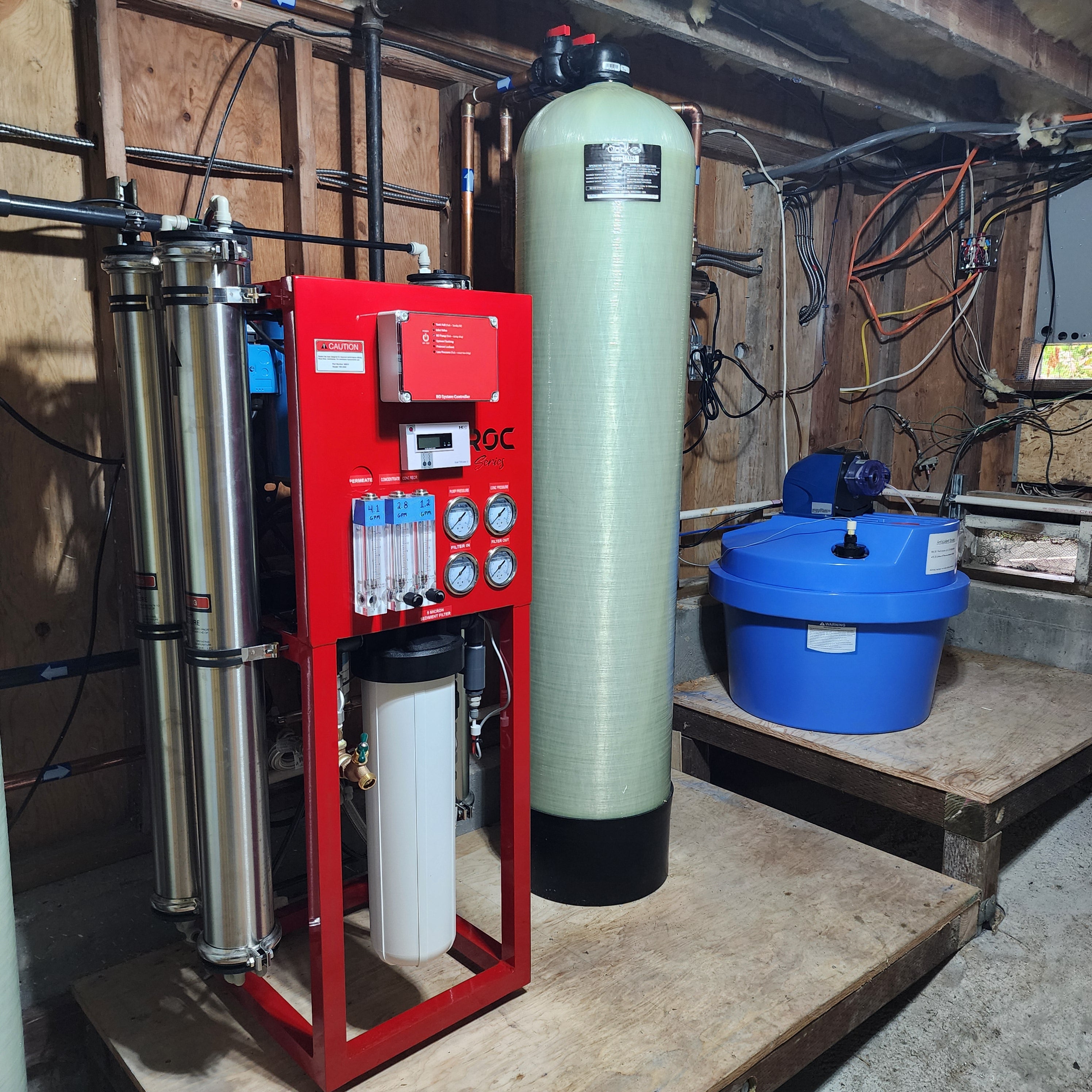 6000 GPD Whole House Reverse Osmosis Water System with Tank and Post Treatment - Reverse Osmosis Superstore